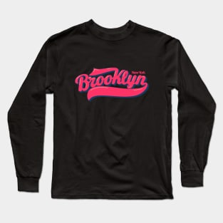 New York Brooklyn - Brooklyn Schriftzug - Brooklyn  Logo Long Sleeve T-Shirt